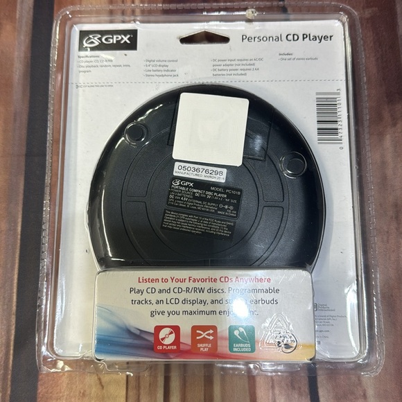 GPX Personal CD Player NIP - Picture 2 of 2